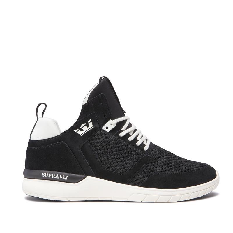 Zapatillas Altas Supra Argentina Mujer - METHOD Negras / Blancas (EBZLT-5791)